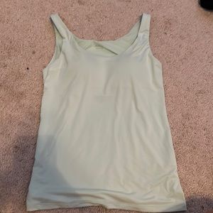 Uniqlo athletic AIRism tank. Sage green color. Never worn.